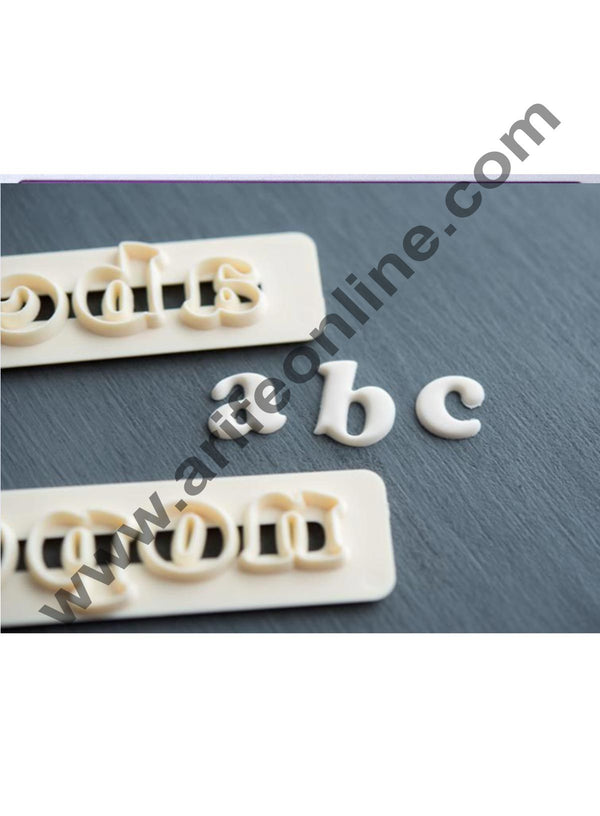 Cake Decor Funky Alphabet Number Cutter Set, Cake Decoration ,4Pcs Alphabet Numbers Tappits Cutter Set