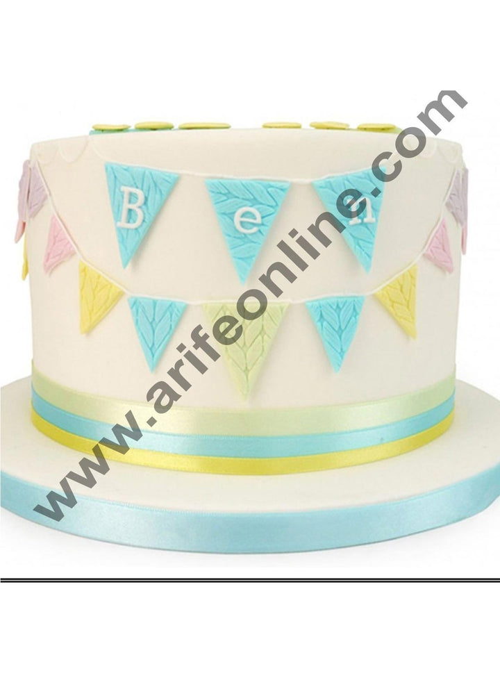 Cake Decor 3 Pcs Easy Bunting Cutter Set