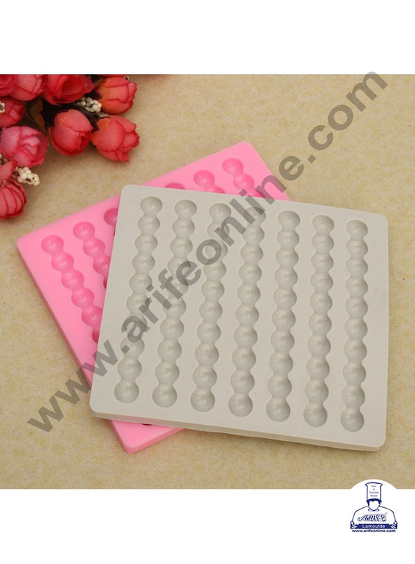 Cake Decor Silicone Bead Pearl Chain Fondant Marzipan Mould