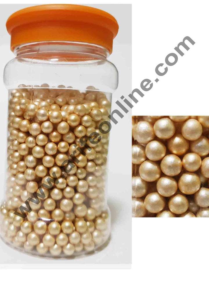 Cake Decor Golden Balls Medium Sugar Candy