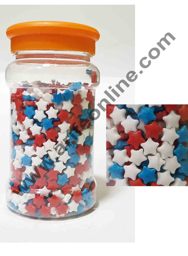 Cake Decor Red Blue White Color Star Sugar Candy