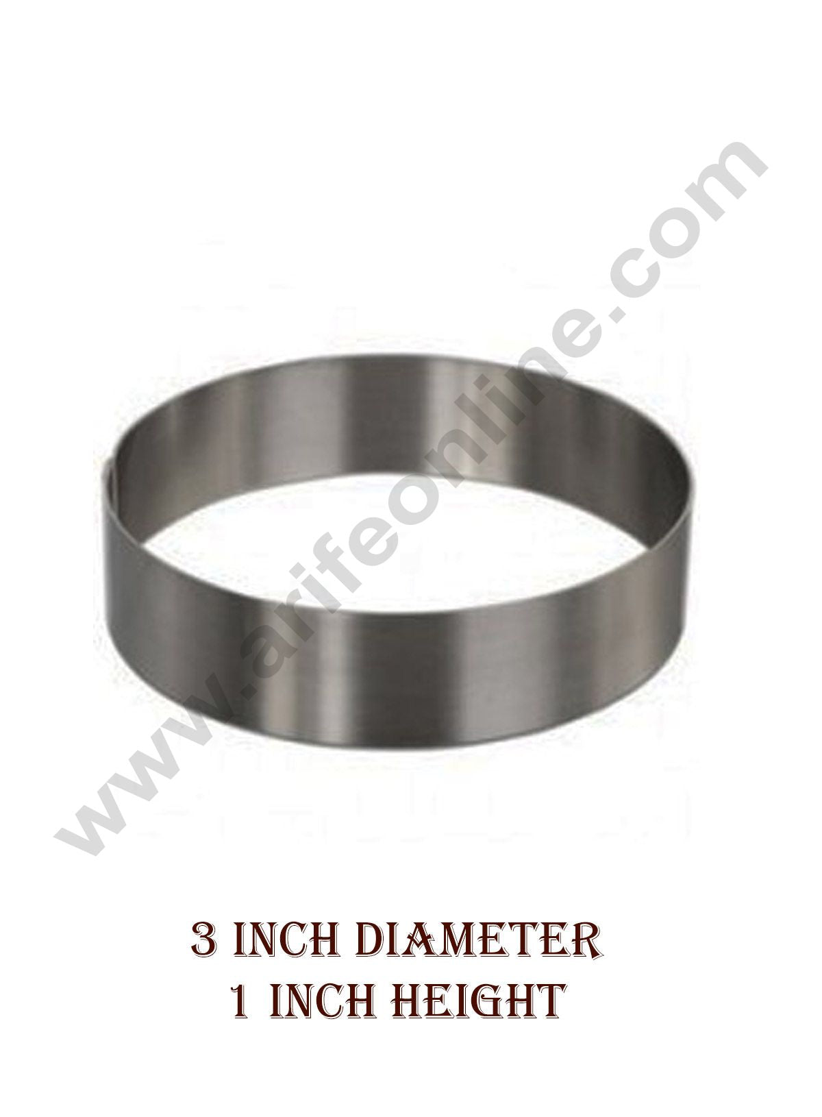 Cake Decor Burger Ring Steel Round Pastry Ring Stainless Steel Heavy G ...