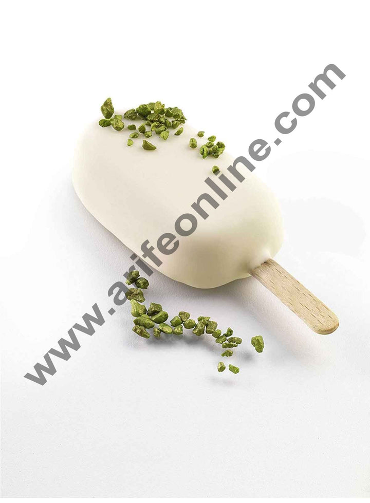 Cake Decor 4Pcs White Classic Silicone Cakesicle Mold Popsicle Easy Ice Cream Bar Mold