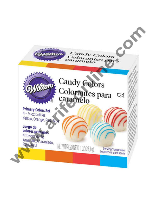 Wilton Primary Candy Color Set of 4