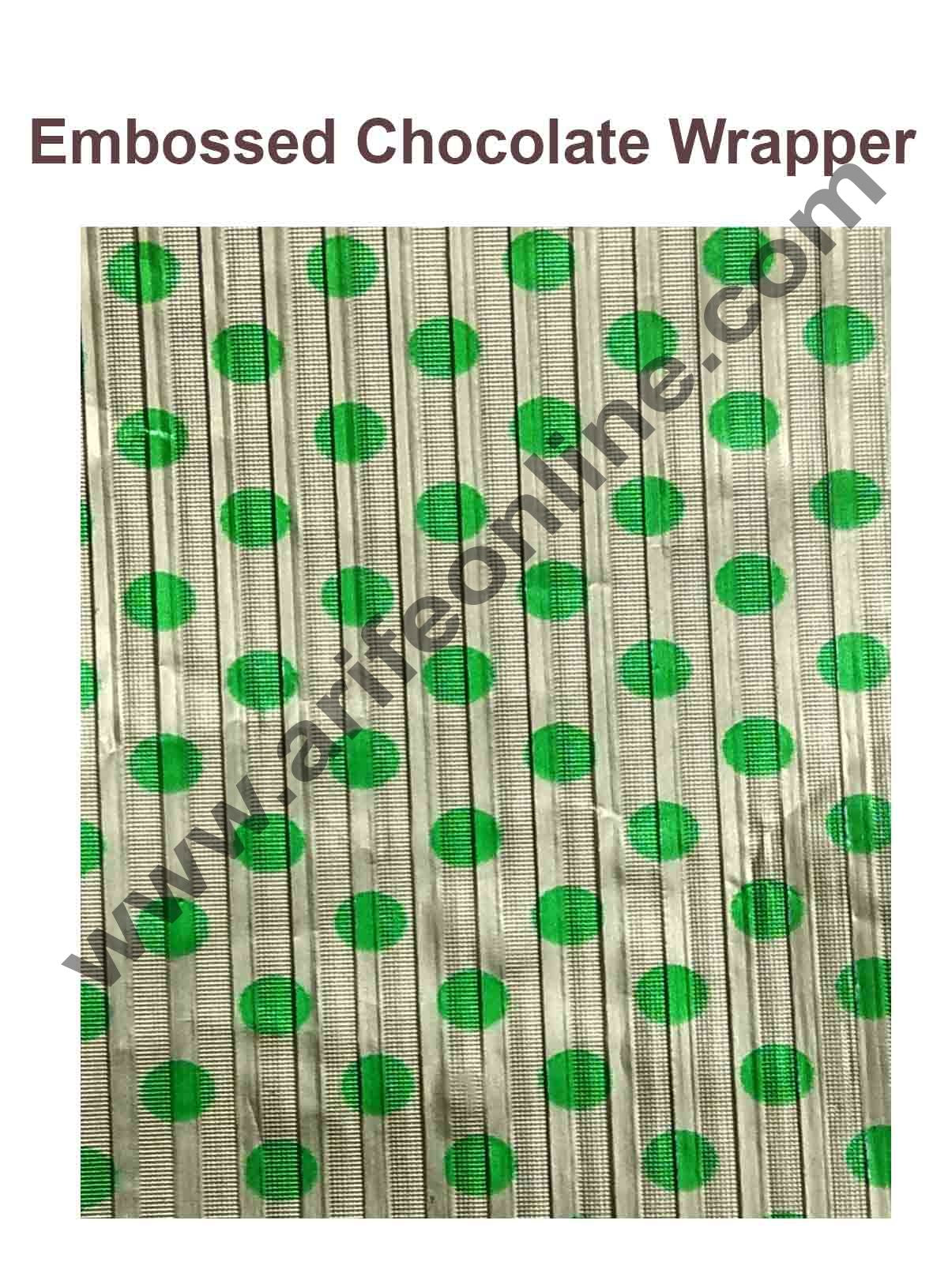 Cake Decor Chocolate Wrappering Foil, Embossed Chocolate Wrapper, 150 ...