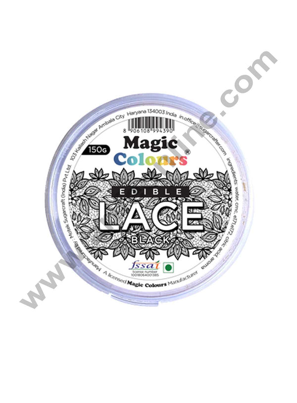 Magic Colours - Edible Lace - Black - 150g