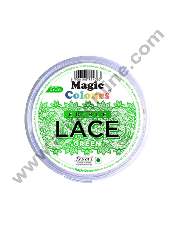 Magic Colours - Edible Lace - Green - 150g