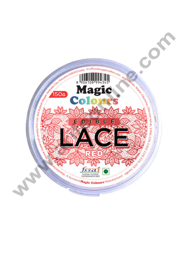 Magic Colours - Edible Lace - Red - 150g