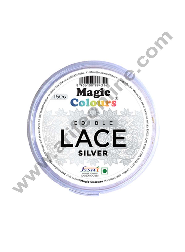 Magic Colours - Edible Lace - Silver - 150g