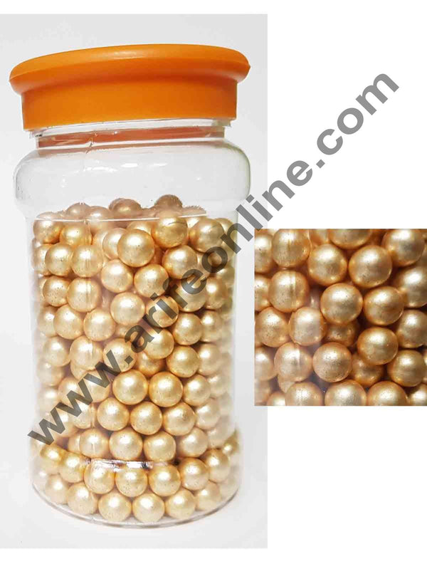 Cake Decor Golden Balls Big Sugar Candy