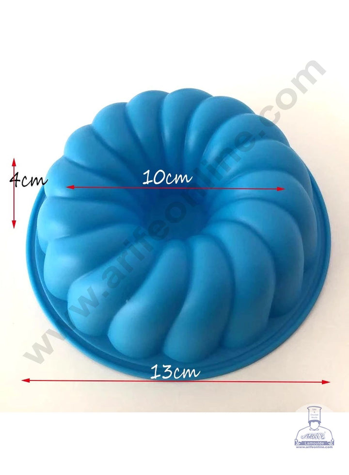 Cake Decor Swirl 3D Mini Muffin Silicone Mold Cupcake Pan Round Cake Tray Baking Moulds Dessert for Baking Decorating Tools