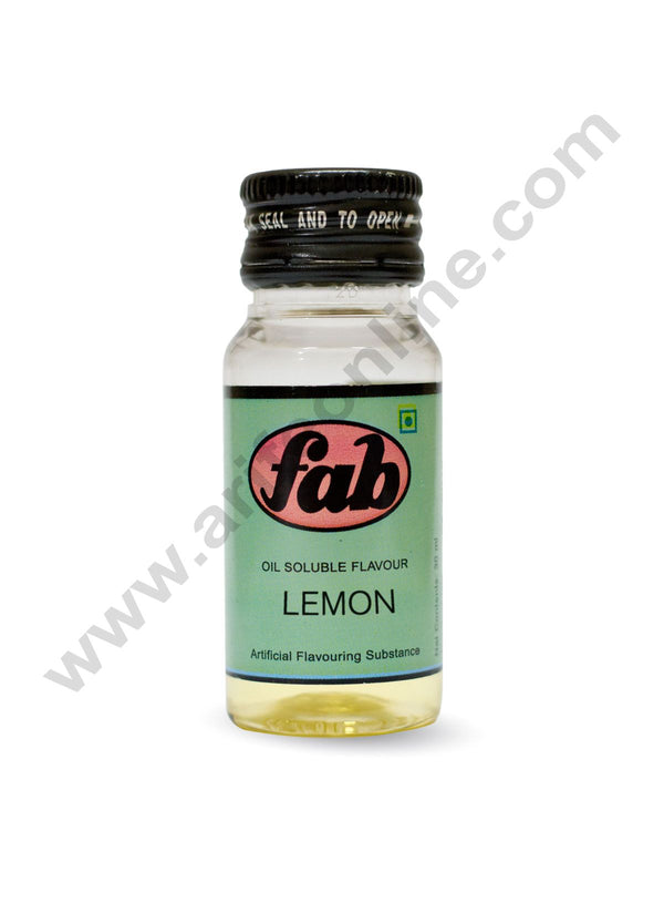Fab Oil Soluble Flavours - Lemon (30 ML)