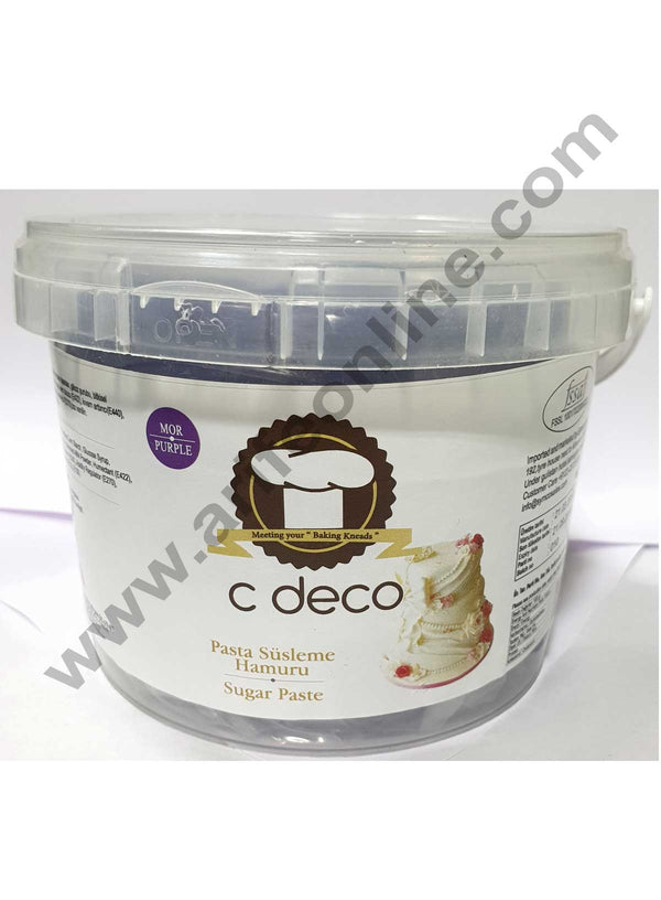 C Deco Sugar Paste (Fondant)-Purple  1KG