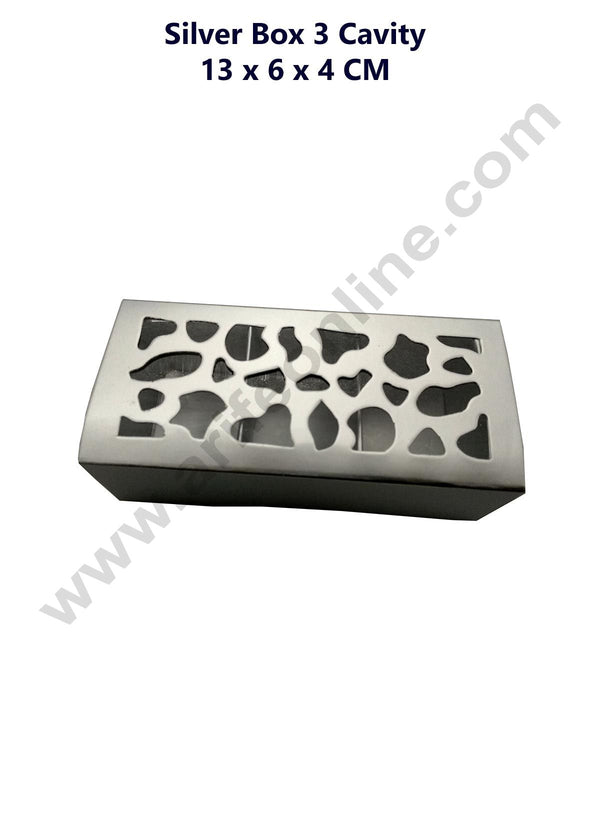 silver box die cut