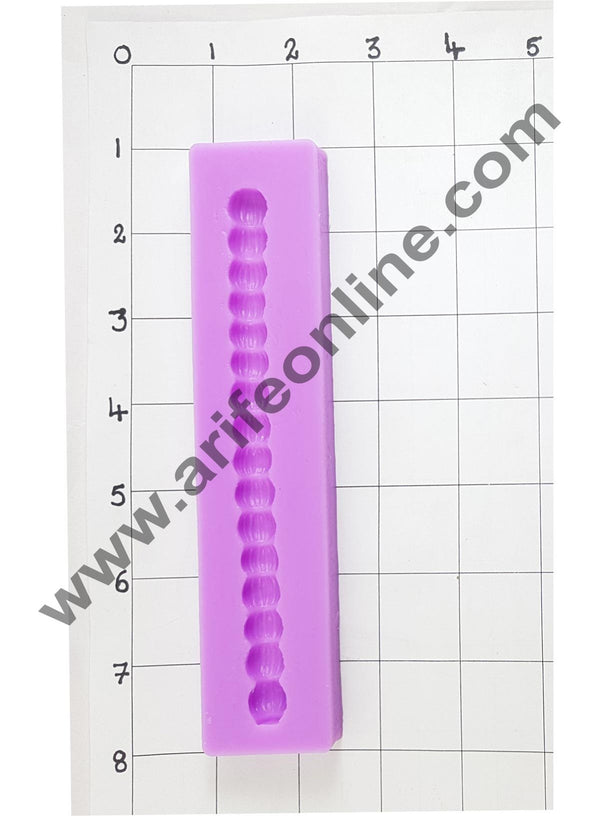 Cake Decor Silicon New 1Pcs Bead Mold Fondant Clay Marzipan Cake Decoration Mould
