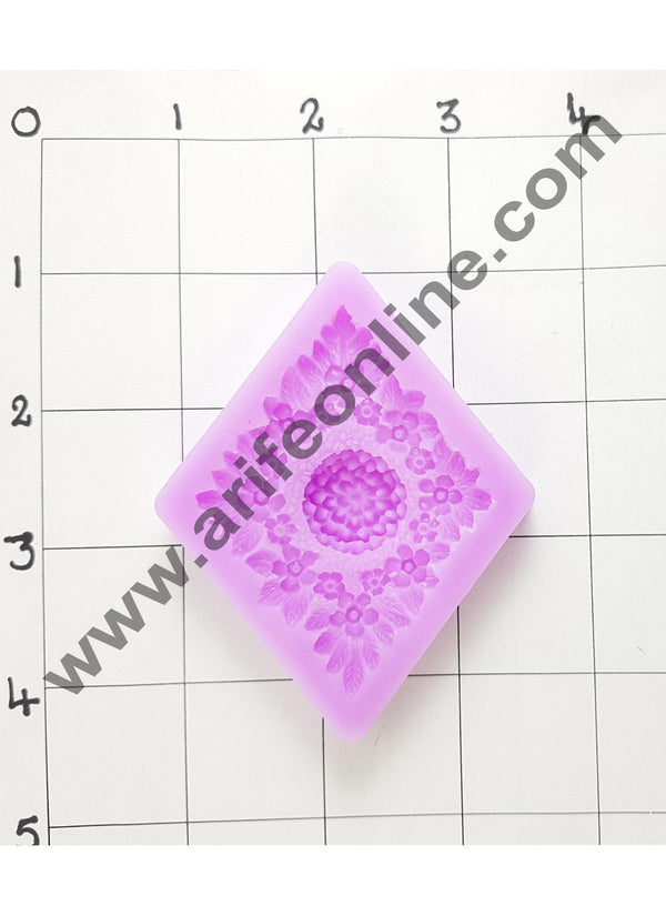 Cake Decor Silicon 1Pcs Medium Garden Flowers Shape Fondant Clay Marzipan Cake Decoration Mould