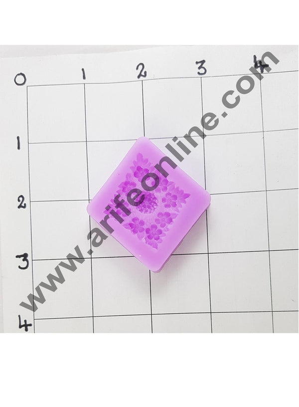 Cake Decor Silicon Small Garden Flowers Sahpe Fondant Clay Marzipan Cake Decoration Mould