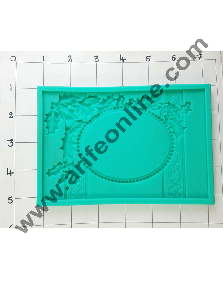 Cake Decor Silicon 1pcs Square Frame or Broche Design Fondant Clay Marzipan Cake Decoration Mould