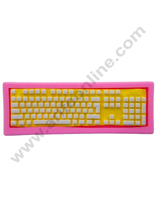 Cake Decor Silicone mold Mini Keyboard Shape Fondant Mold