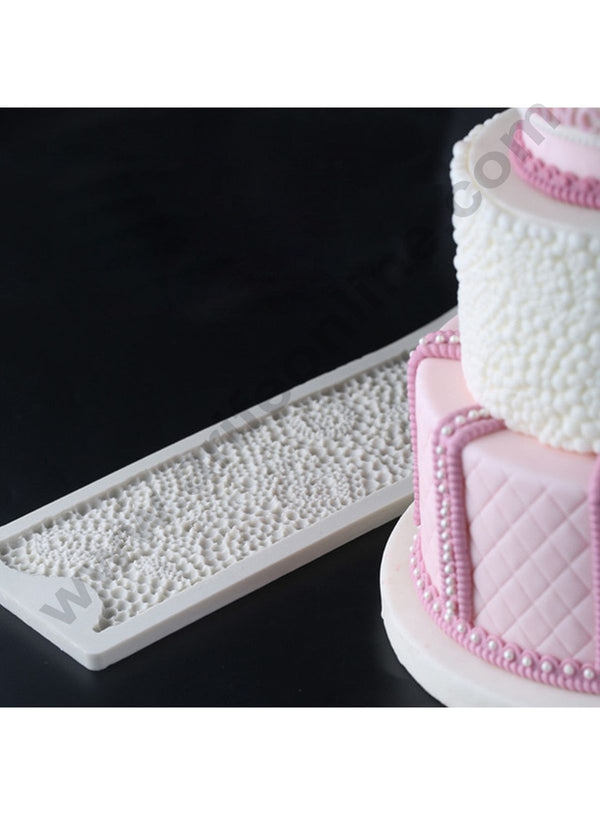 Cake Decor Silicone 1pcs Pearl Strip Cake Border Decorating Fondant Mould