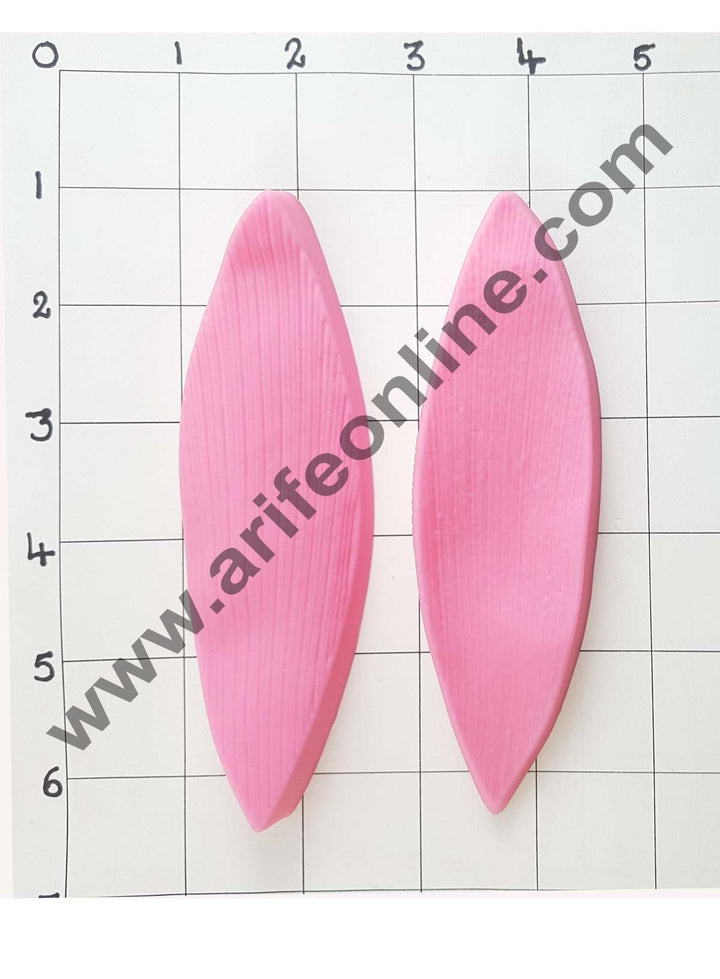 Cake Decor Silicon New Long Pink Veiners Leaves Shape Floral Design Fondant Clay Marzipan Cake Decoration Mould