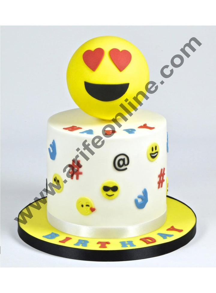 Cake Decor Cutter Set -Smiley Face Expression Icons