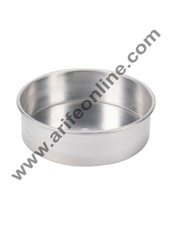 Cake Decor Round Aluminum Cake Mould Thali 8in x 2in